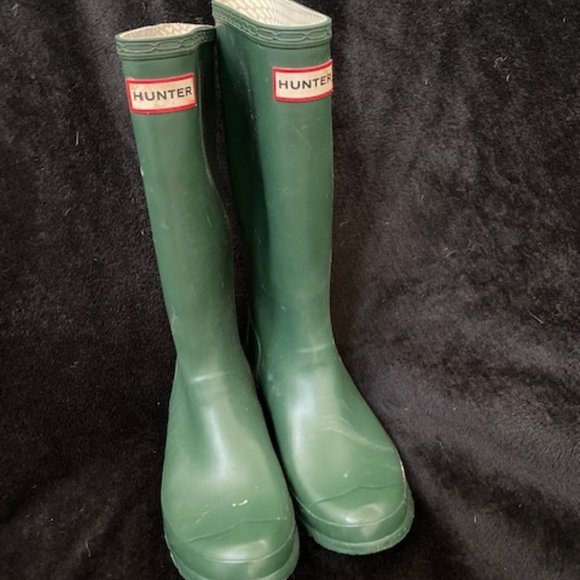 Hunter Shoes - Original Tall Green Hunter Boots